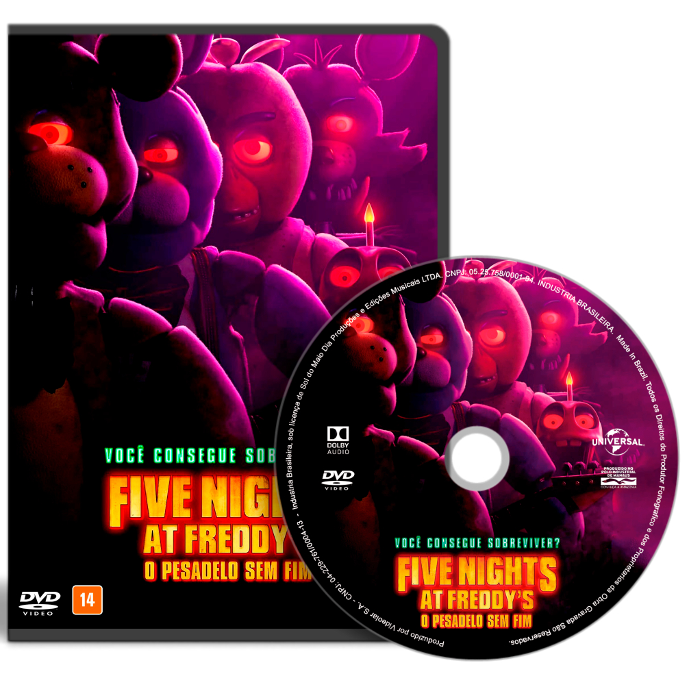 Dvd Five Nights At Freddy S O Pesadelo Sem Fim Dub E Leg