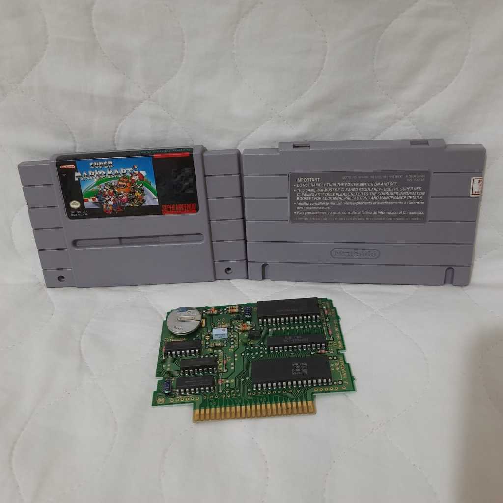 Jogo Snes Mario Super Mario Kart Original Shopee Brasil