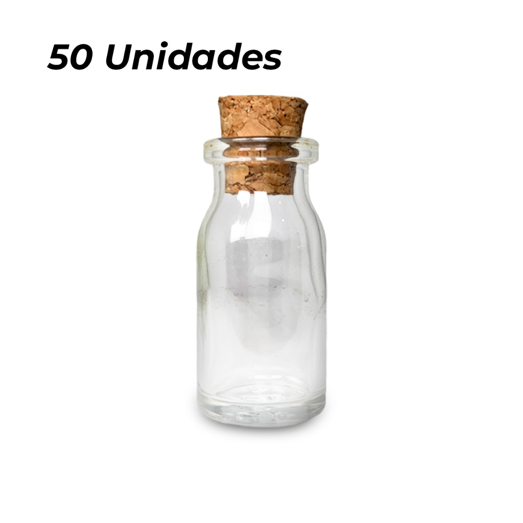 Frascos Vidro Penicilina 8 5ml Kit 50 Atacado Para Lembrancinha