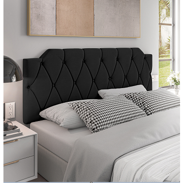 Painel Cabeceira Kelly Casal Estofada Suede Tamanho Cm Varias