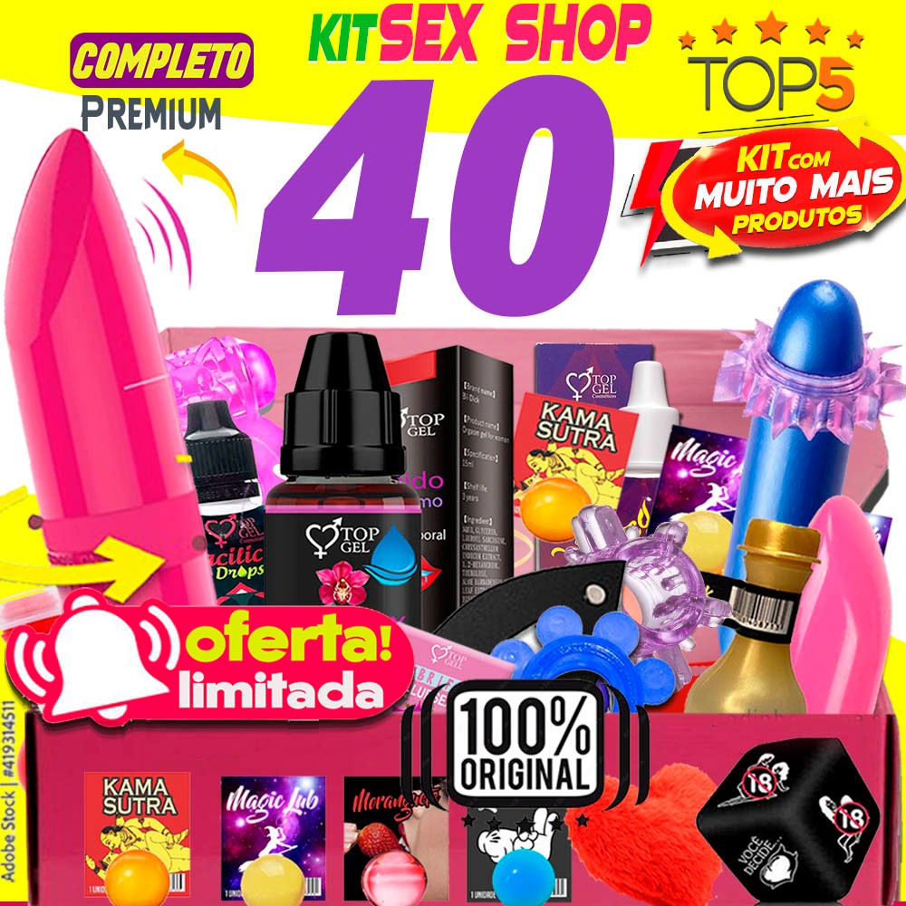 Kit Sex Shop Produtos Er Ticos E Brinquedos Sexuais Para Casais Sexy