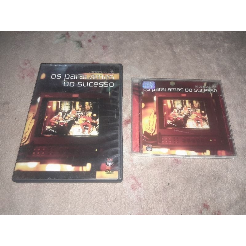 Kit Cd Dvd Os Paralamas Do Sucesso Ac Stico Mtv Usados Originais Bom