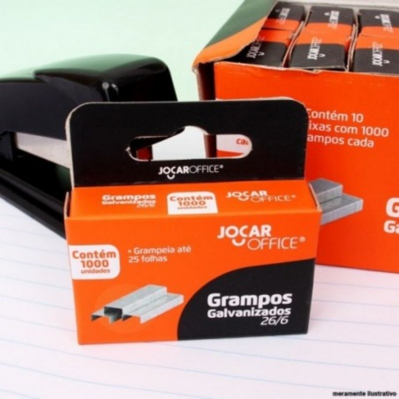 Grampos Galvanizados Jocar Office Unidades Shopee Brasil