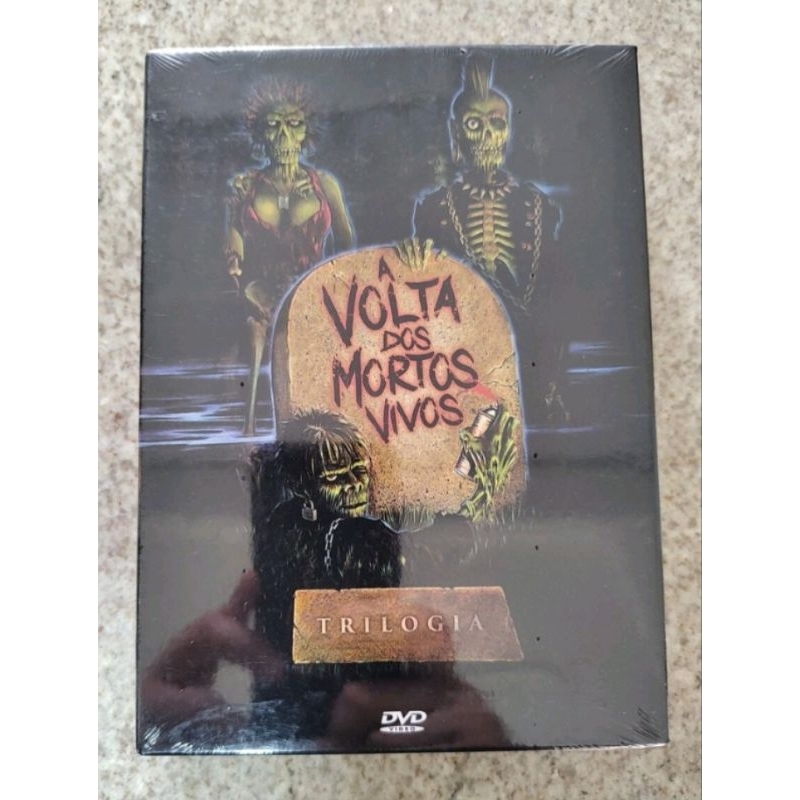 A VOLTA DOS MORTOS VIVOS DVDS BOX A TRILOGIA LACRADO A PRONTA ENTREGA