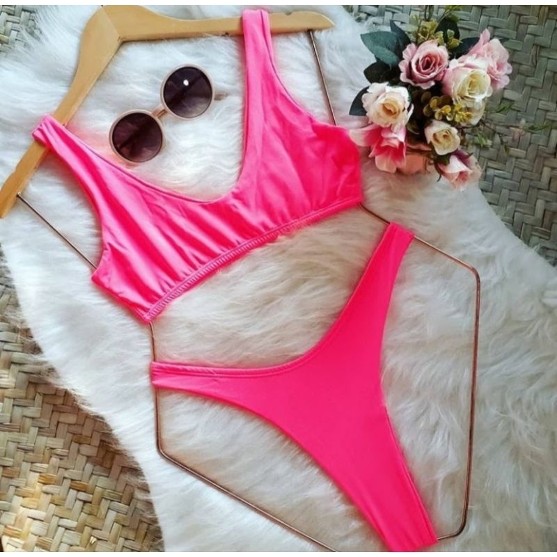 Biqu Ni Hot Pants De Amarrar V Rios Modelos Conjunto Feminino Estampado Moda Praia Piscina Mel