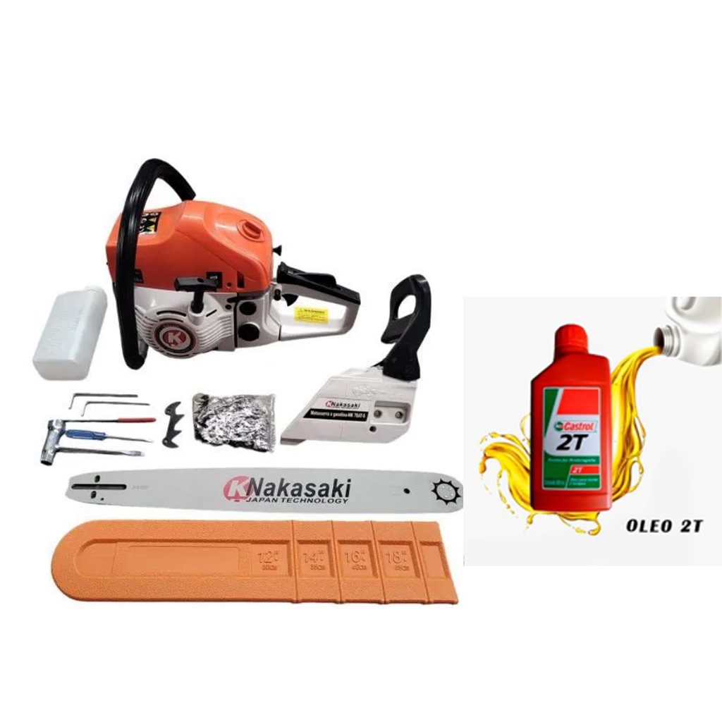 Moto Serra Motoserra A Gasolina Oleo Stihl Sthil Shopee Brasil