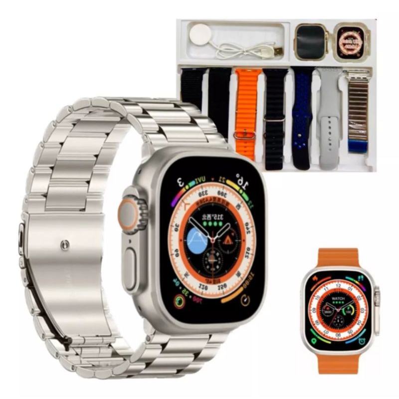 Smartwatch S Ultra Kit Pulseiras Mm Shopee Brasil