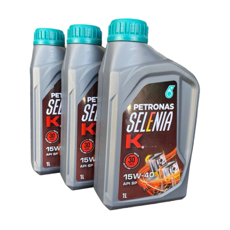 Kit 3 Unidades Oleo De Motor Petronas Selenia K 15W40 API SP Shopee