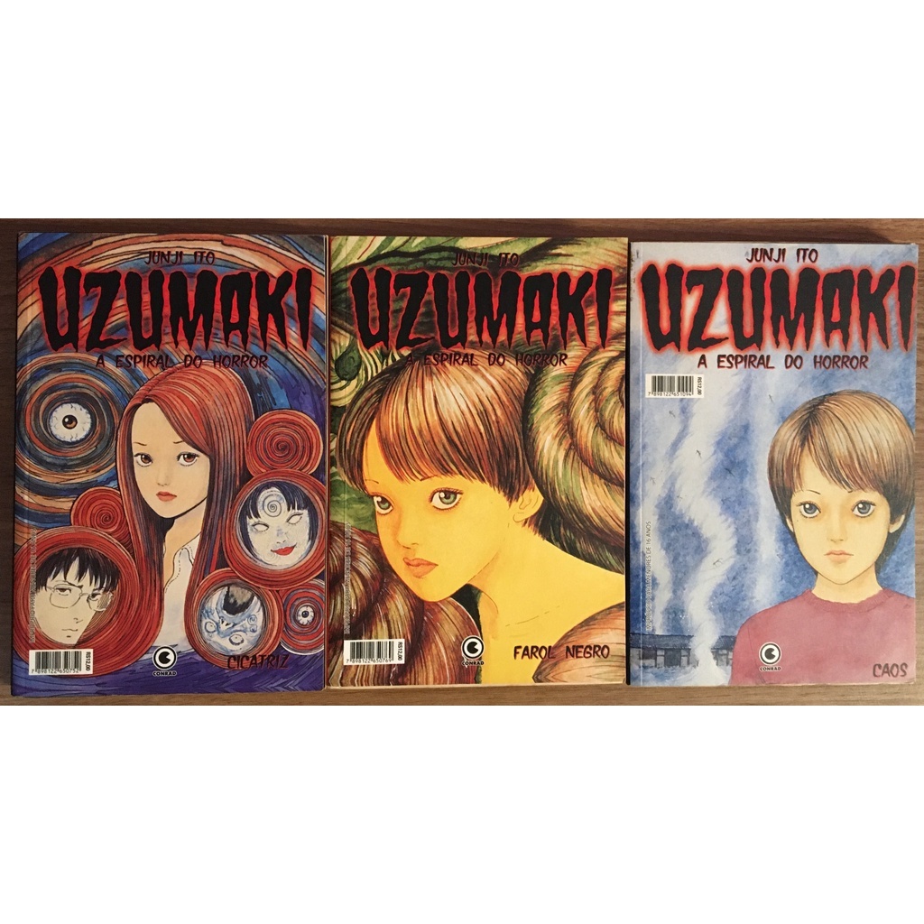 Cole O Completa Mang Uzumaki A Espiral Do Horror Junji Ito Shopee