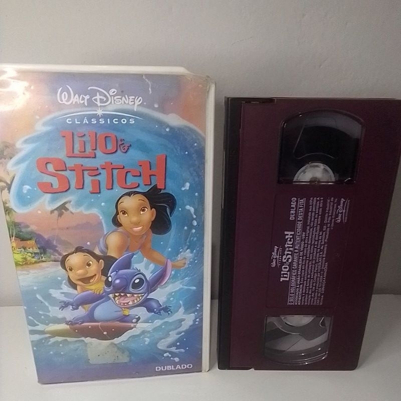 Vhs Lilo E Stitch Dublado Filme Original Disney Shopee Brasil