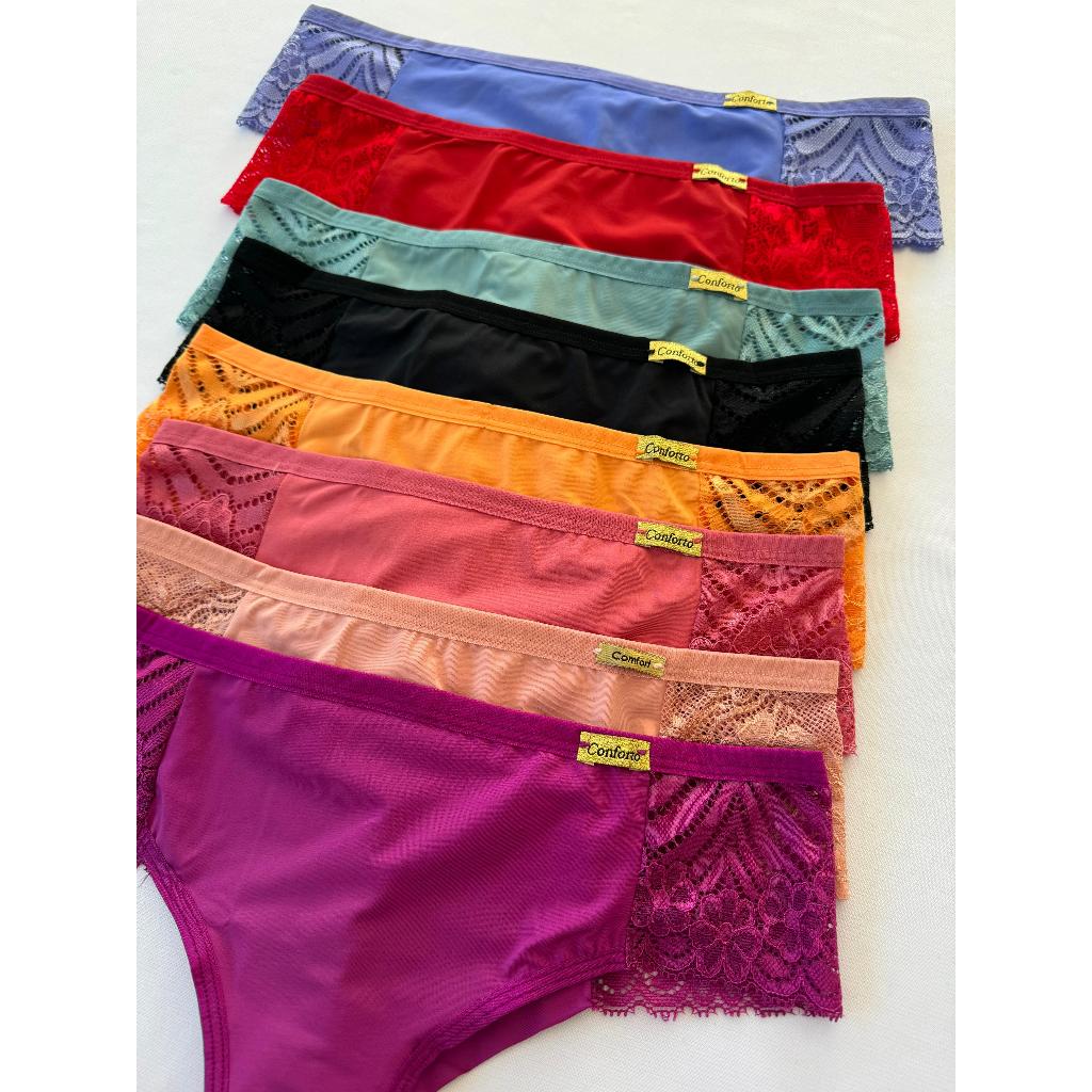 Kit Calcinhas Fio Duplo Renda Conforto N O Marca Tanga Lingerie