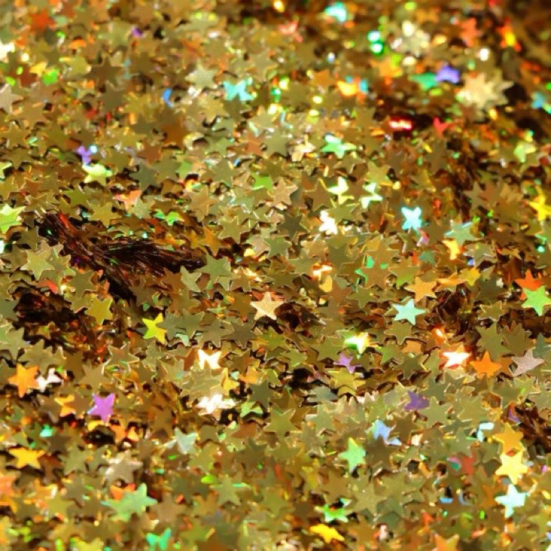 Kit 2 Potes De Glitter Estrela 3mm Brilho Carnaval Festa Shopee