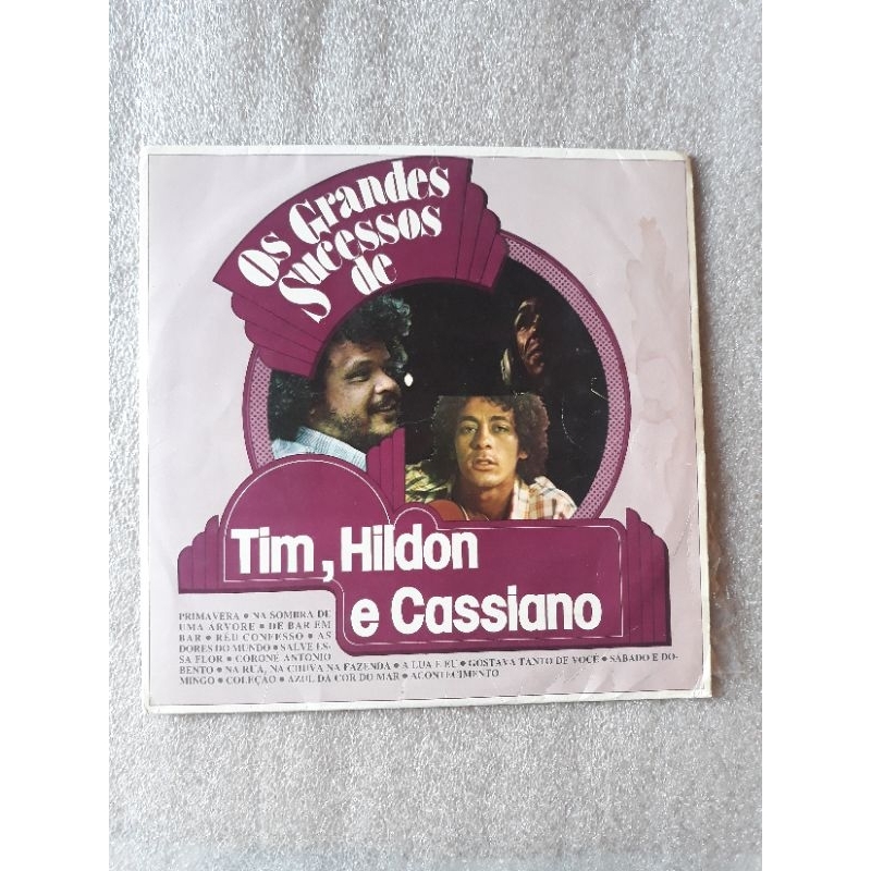 Lp Tim Maia Hyldon Cassiano Os Grandes Sucessos Shopee Brasil