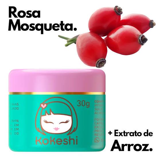 Creme Hidratante Facial Rosa Mosqueta Pele De Porcelana Kokeshi Gr