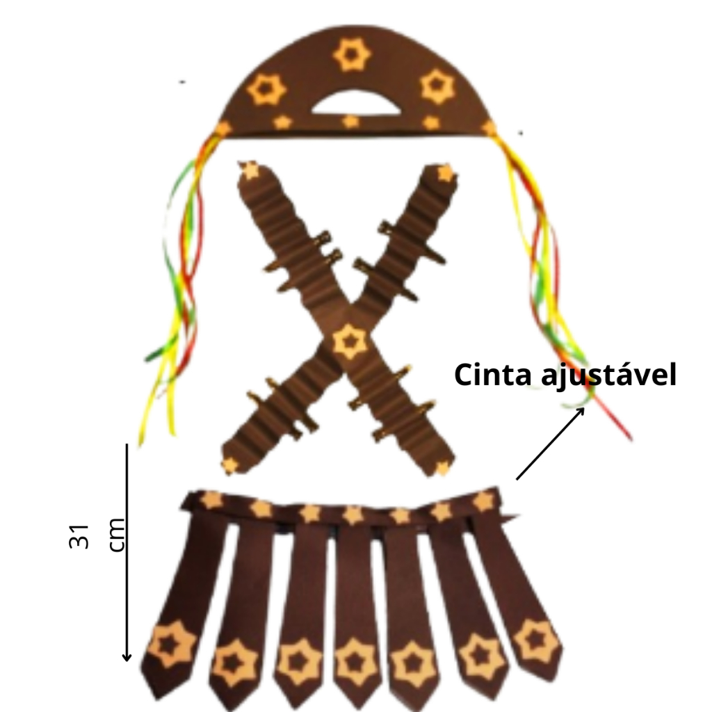 Kit Maria Bonita saia kit nordestina cangaceira mulher do lampião