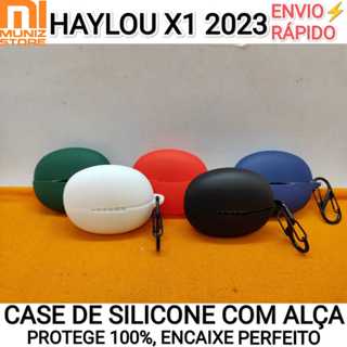 Capinha Silicone Haylou X Capa Colorida Case Fivela De