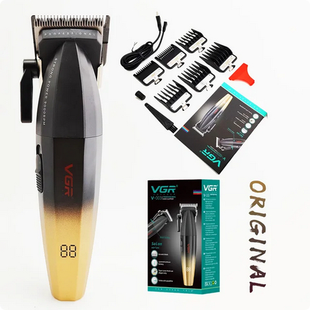 M Quina Profissional Cortar Cabelo Vgr Display Digital Rpm V