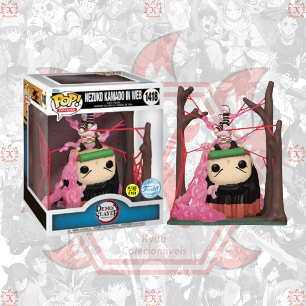 Funko Pop Demon Slayer Deluxe Nezuko Kamado In Web Ex Shopee