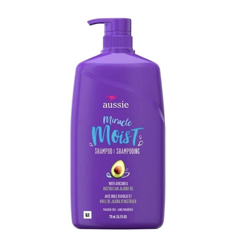 Shampoo Aussie Mega Abacate Moist Ml Shopee Brasil