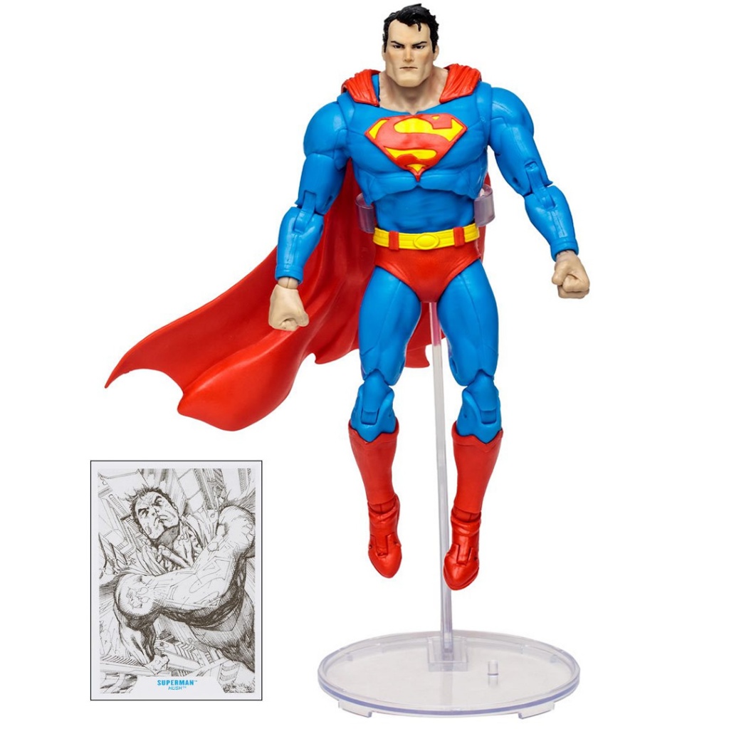 Boneco Superman Hush Mcfarlane Toys Dc Multiverse Super Home Shopee