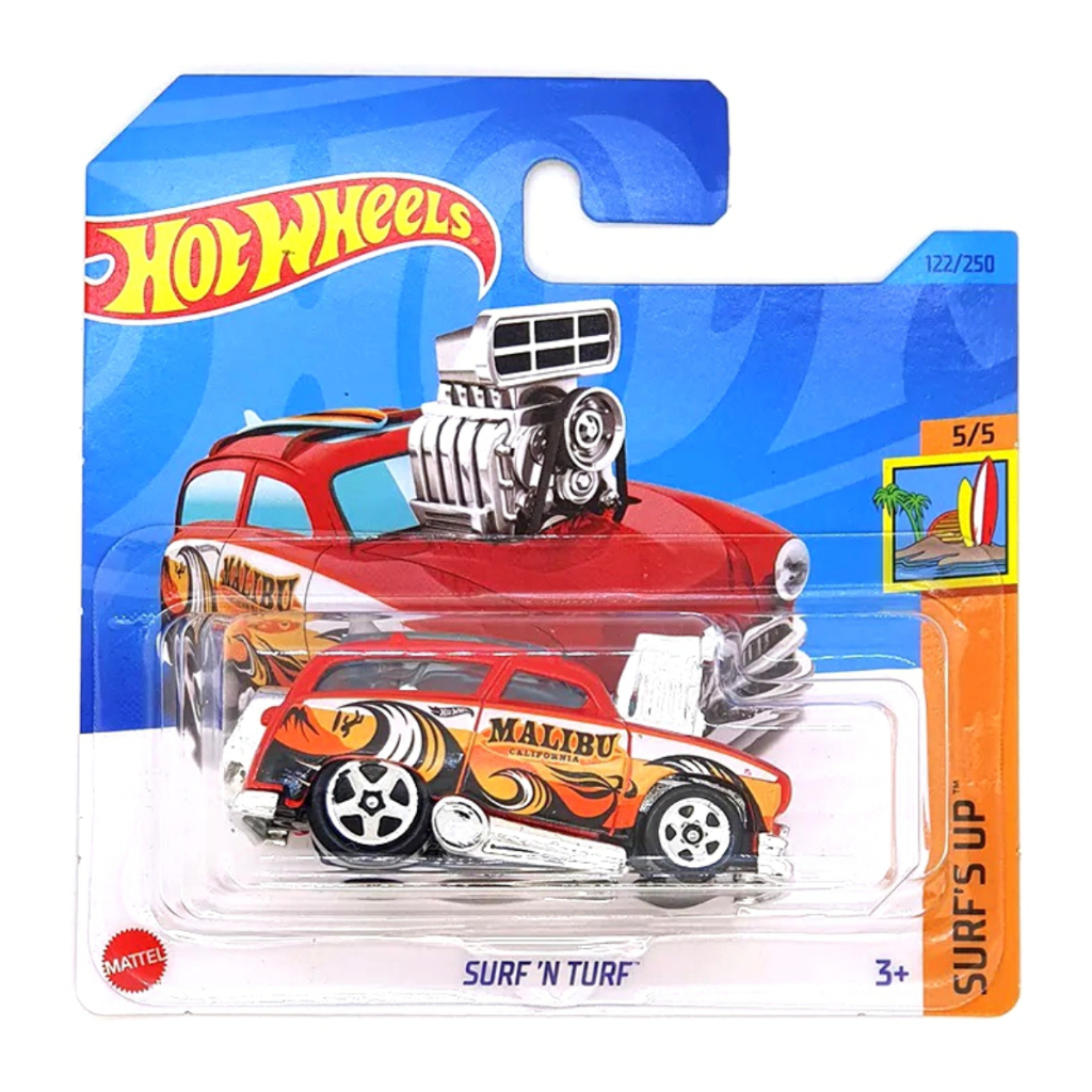 Miniatura Hot Wheels Surf N Turf 122 250 Surfs Up 5 5 Original