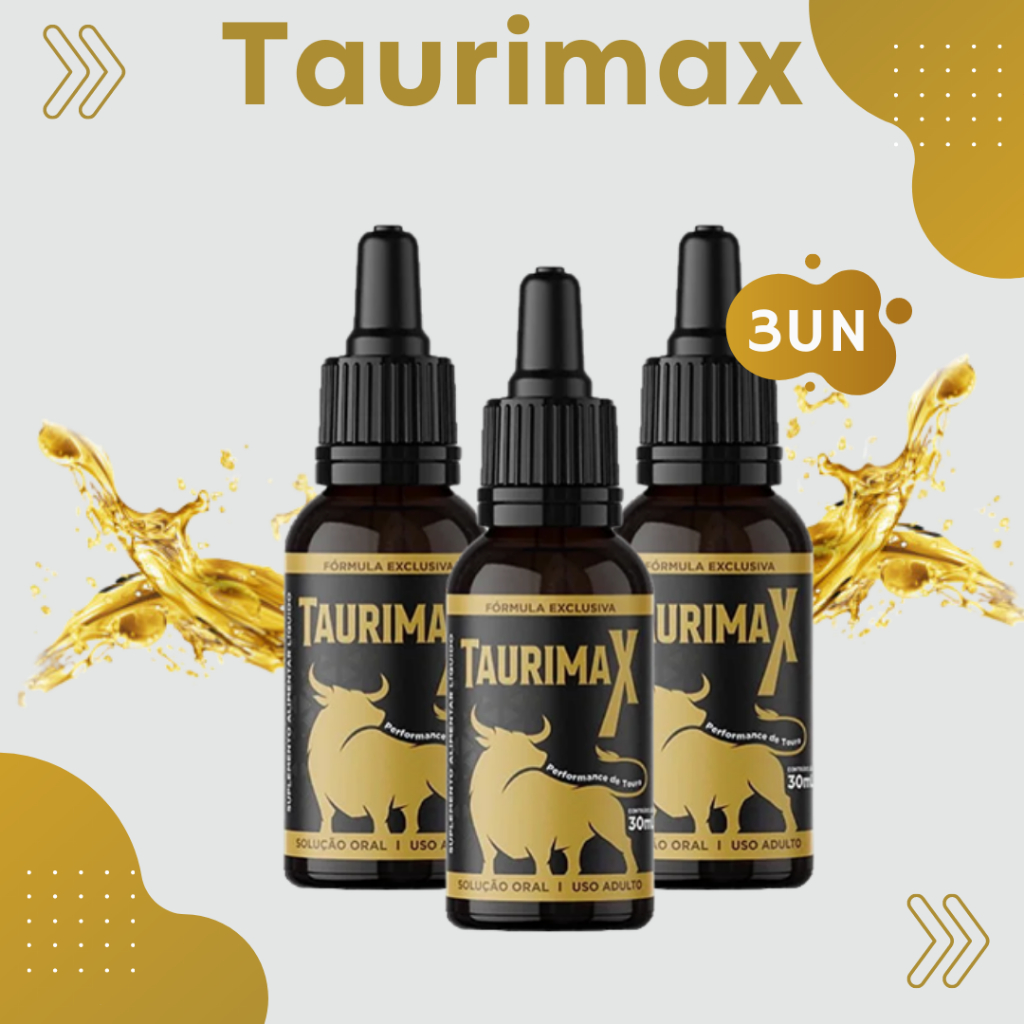 3 Taurimax Original 30ML Super Potente Shopee Brasil