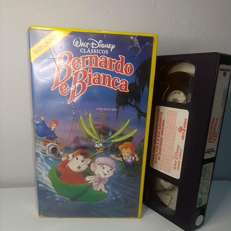 BERNARDO E BIANCA DUBLADO VHS DISNEY Shopee Brasil