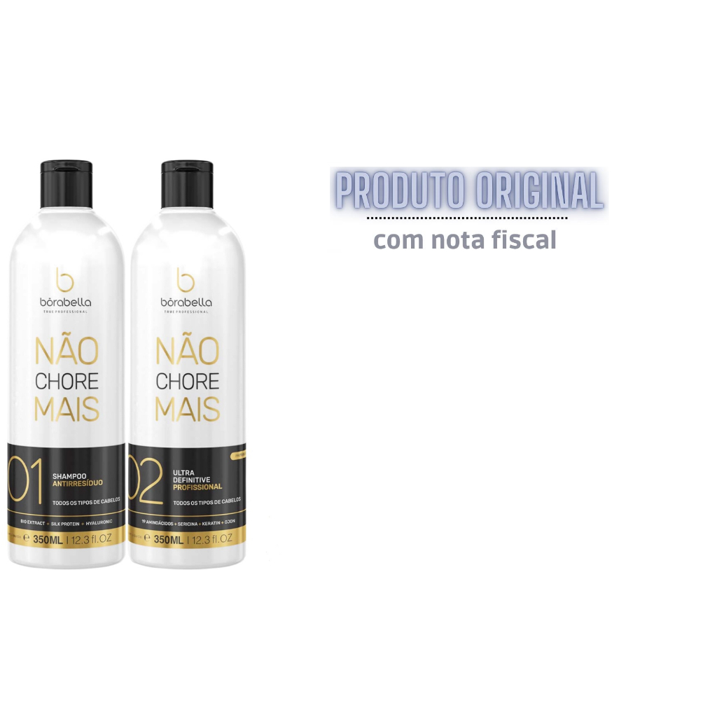 Kit Borabella N O Chore Mais Progressiva Sem Formol Ml Shopee Brasil