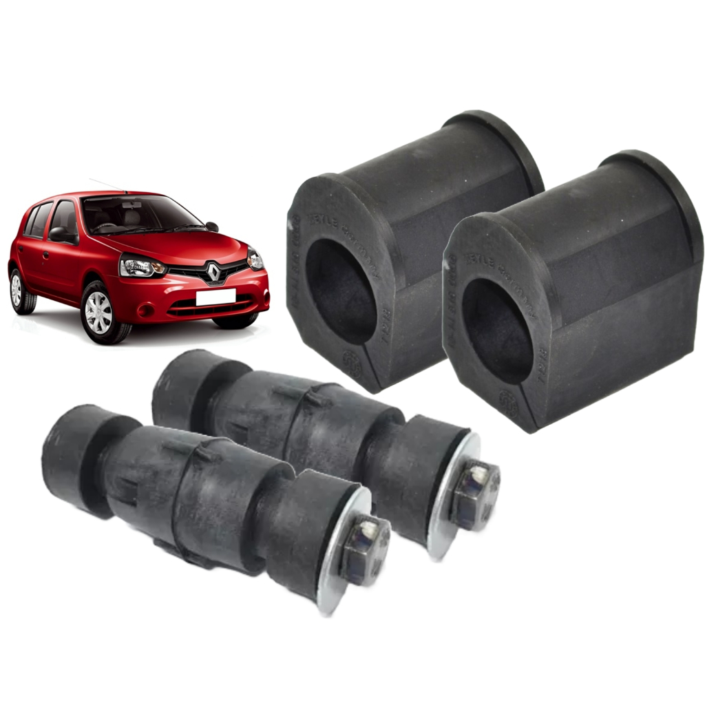 Kit Reparo Barra Estabilizadora Bucha Bieleta Renault Clio Kangoo