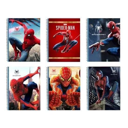 Adesivo Para Encapar Caderno Homem Aranha Personalize Seu Nome