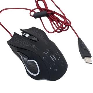 Mouse Gamer Led Rgb 2400 Dpi Fio Pc Lehmox Shopee Brasil