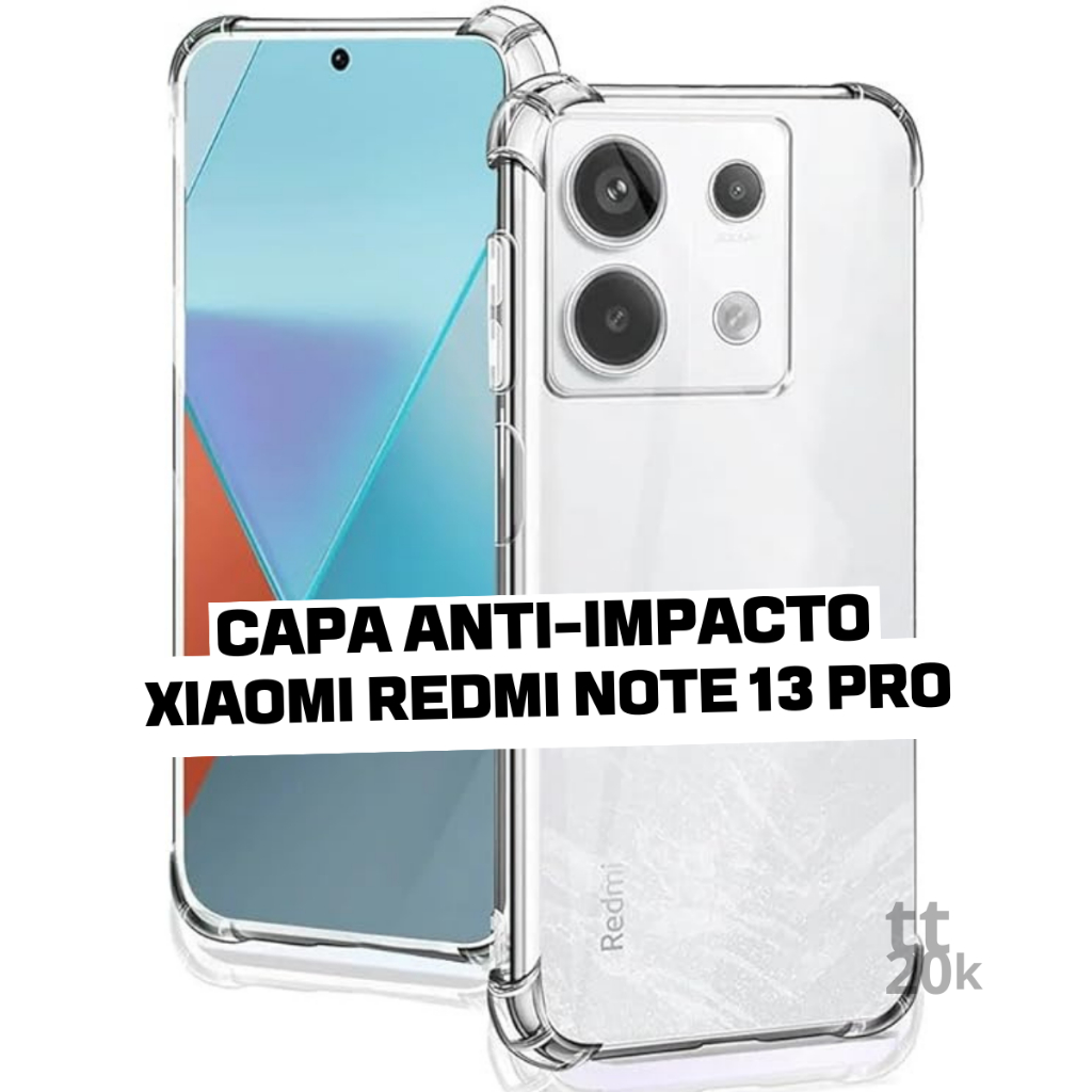 Capa Transparente Xiaomi Redmi Note Pro G Borda De Prote O Tpu