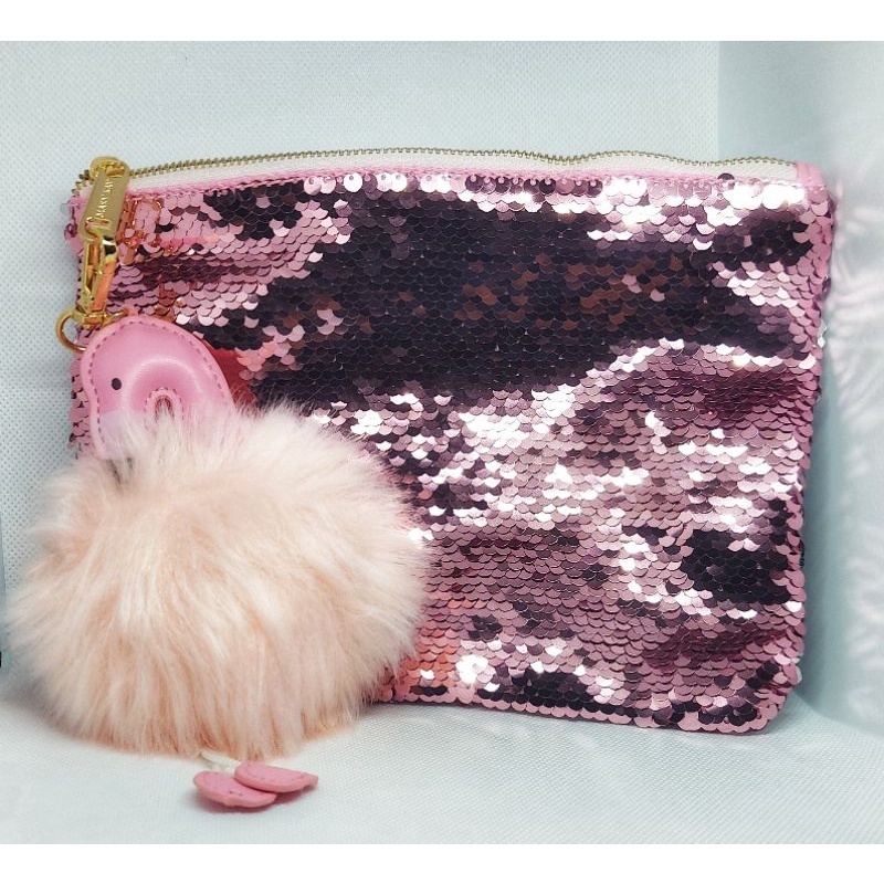 Clutch Necessaire Mary Kay Paetes Chaveiro De Flamingo Exclusivo