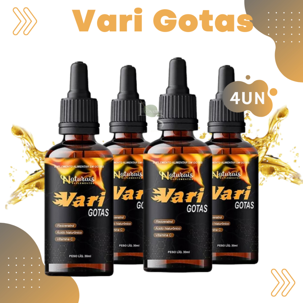 4 Vari Gotas Original 30ML Mega Eficaz Shopee Brasil