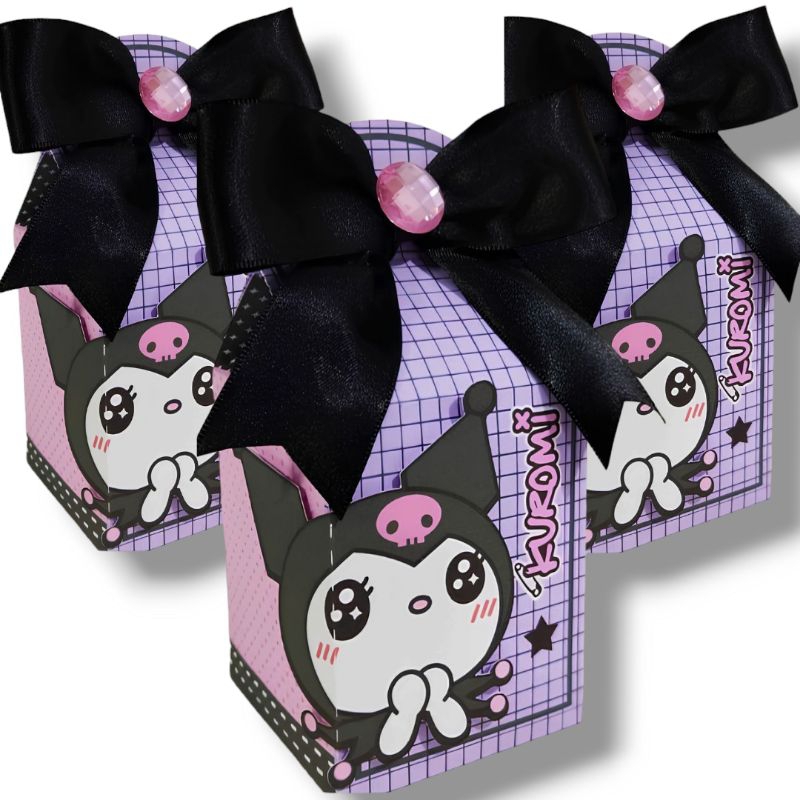 Milk Personalizada Tema Kuromi Kit Festa Lembrancinha Infantil