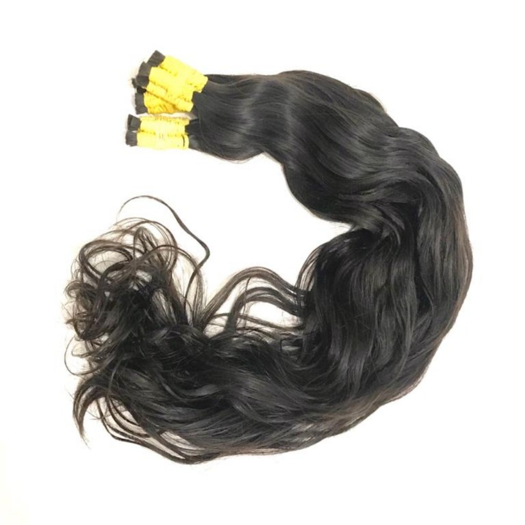 Cabelo Humano Ondulado Virgem Para Mega Hair 50 Gramas Shopee Brasil