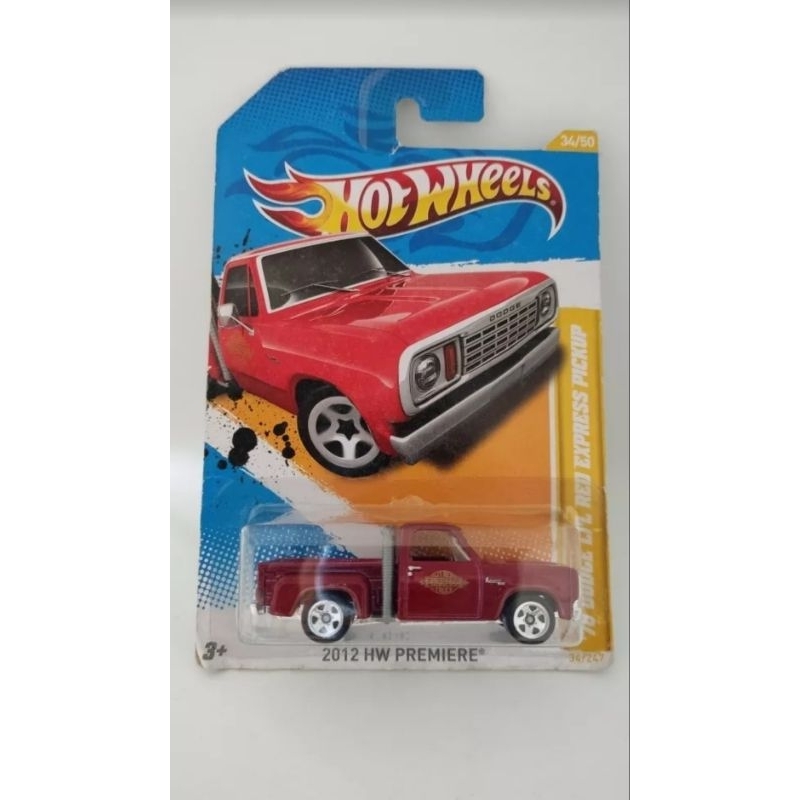 Hot Wheels Dodge Li L Red Express Pickup Shopee Brasil