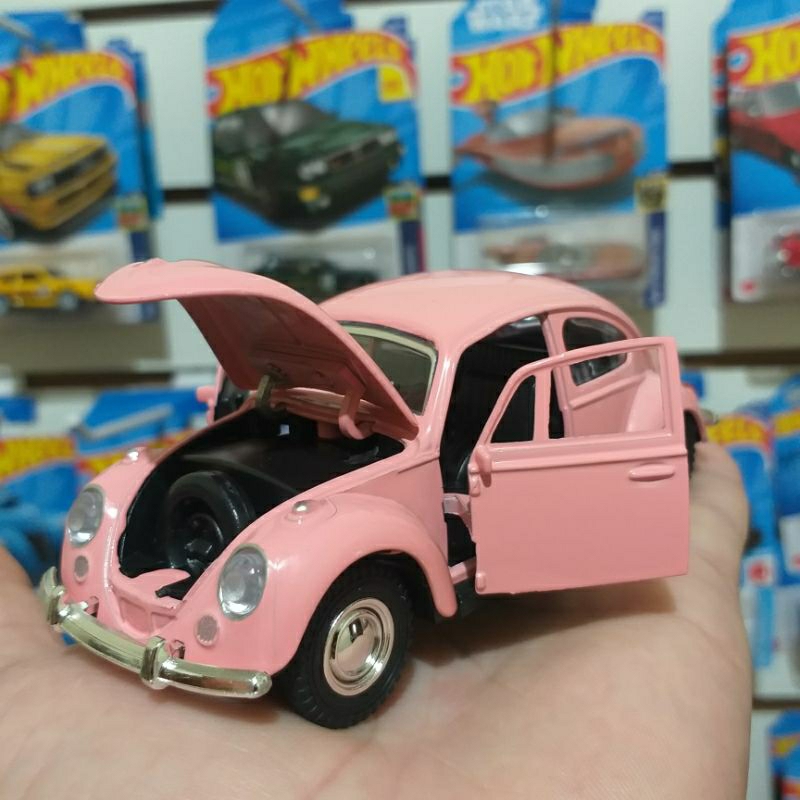 Miniatura Carro Carrinho Vw Fusca Fusquinha Shopee Brasil