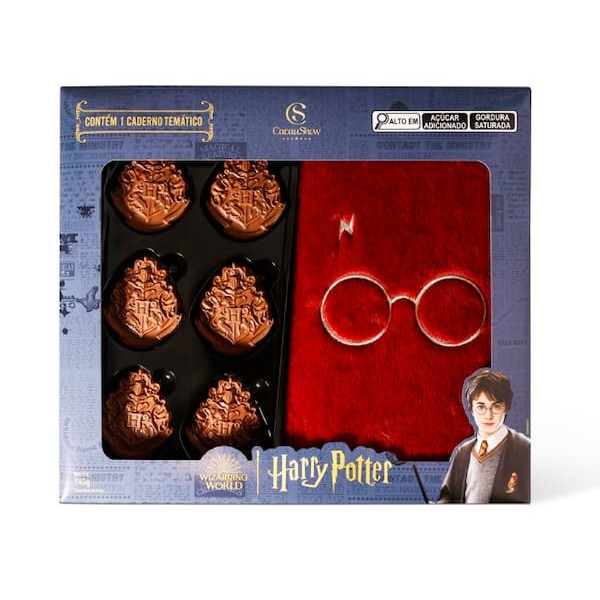 Ovo De Pascoa Caderno Harry Potter 140g Cacau Show Shopee Brasil