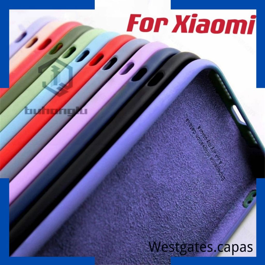 Capa Silicone Veludo Soft Tpu Liquid Compativel Para Xiaomi Redmi A A