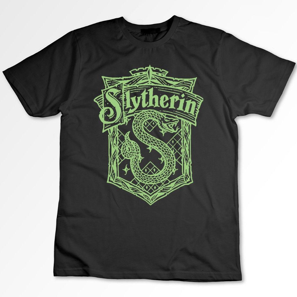 Camiseta Harry Potter Sonserina Slytherin Shopee Brasil