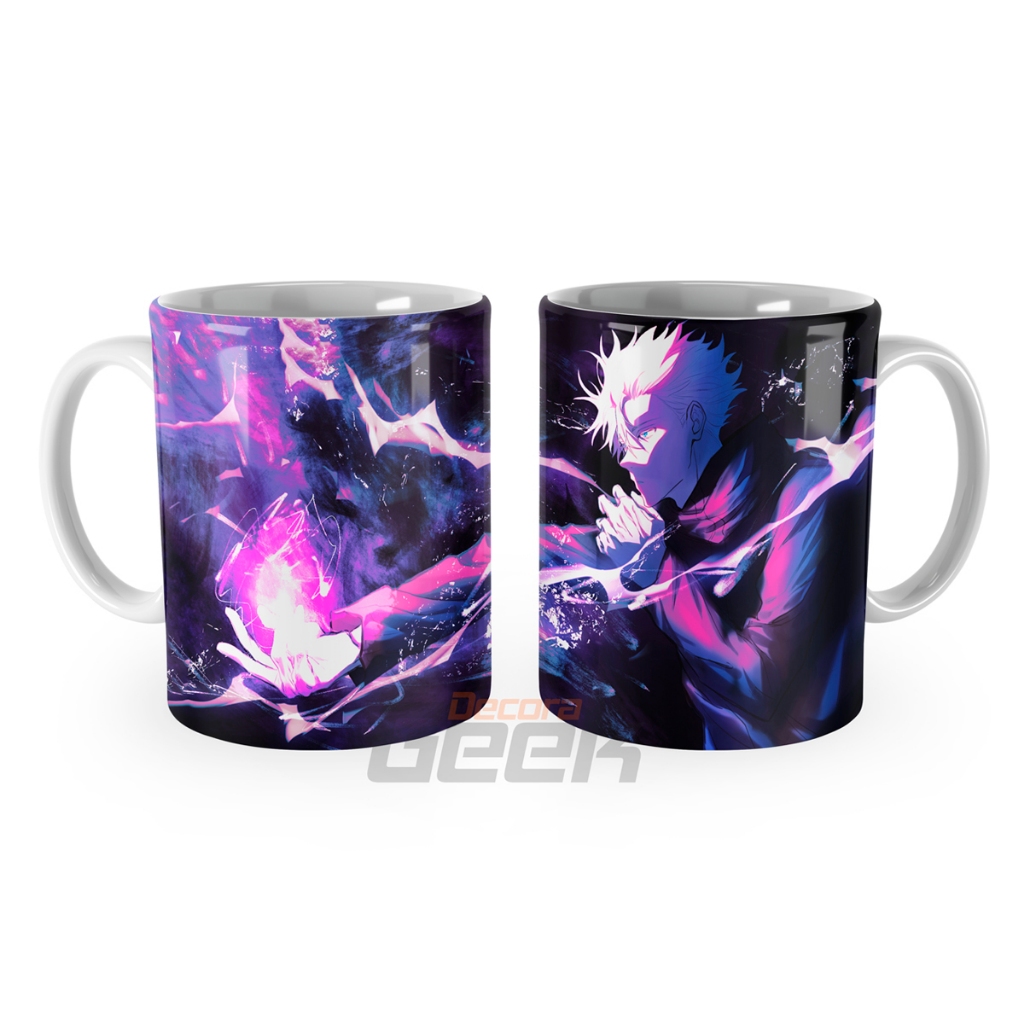 Caneca Jujutsu Kaisen Satoru Gojo Anime M Shopee Brasil