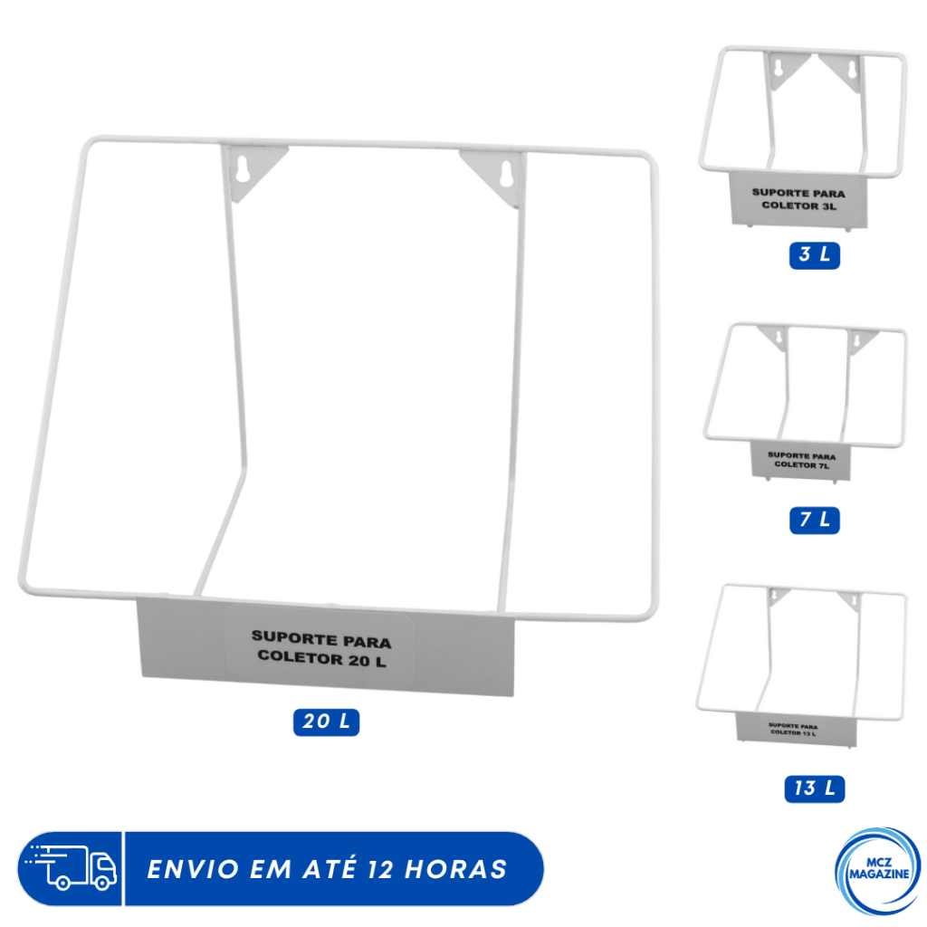 Suporte Caixa Coletora L L L L Para Descarte De Material Lixo