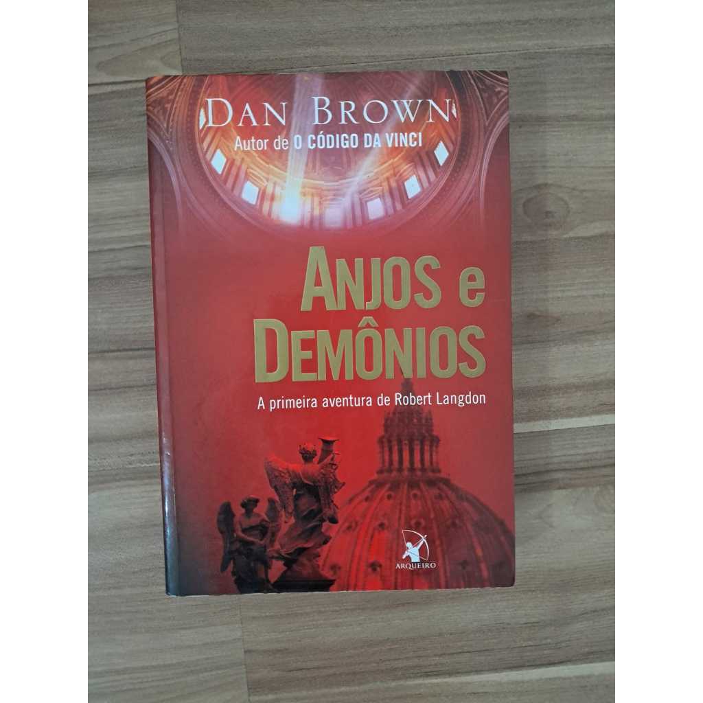 LIVRO ANJOS E DEMONIOS A PRIMEIRA AVENTURA DE ROBERT LANGDON AUTOR