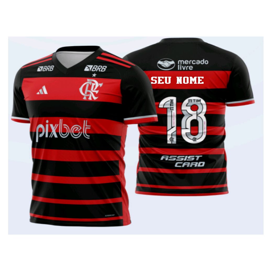 Camisa Do Flamengo Plus Size G1 Ao G18 Personalizada Shopee Brasil