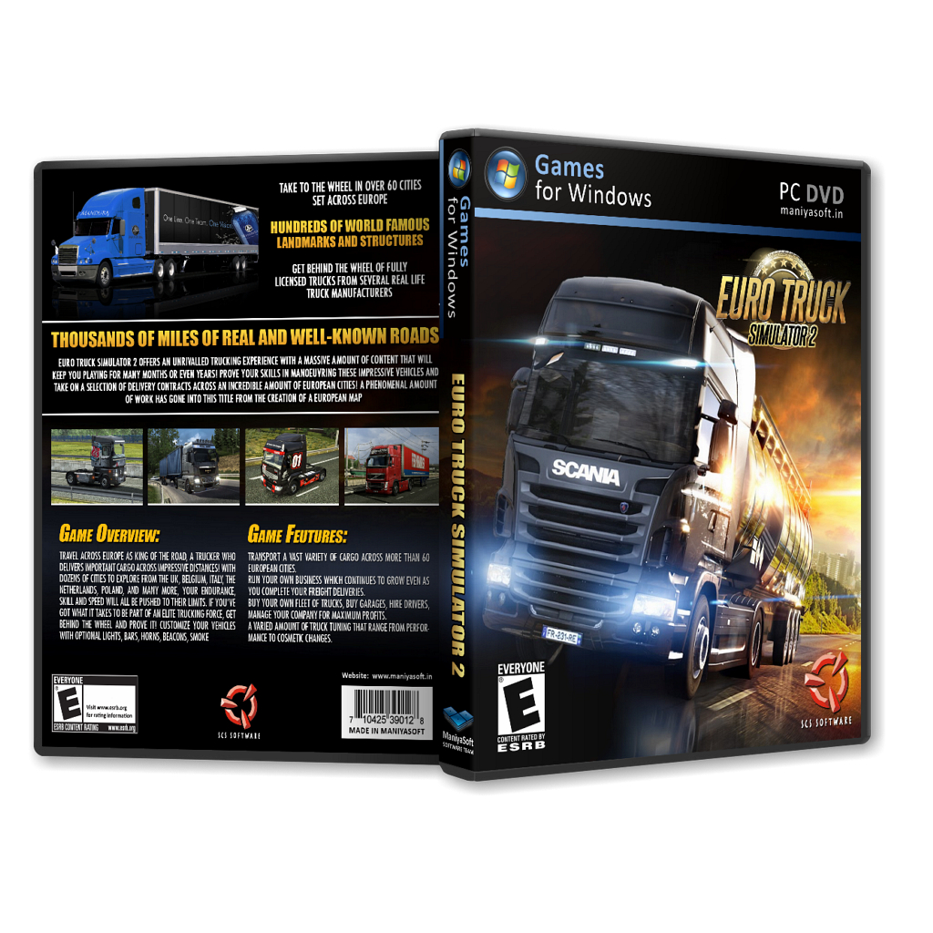 Pc Euro Truck Simulator Brasil Dlcs Super Completo Todos