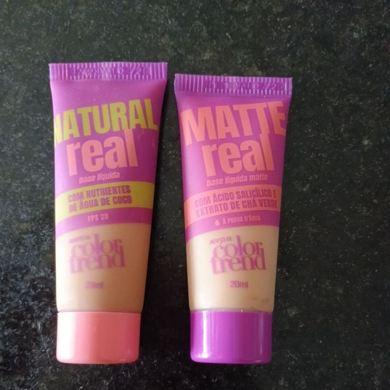 Base L Quida Matte Real Color Trend Avon Ml Shopee Brasil