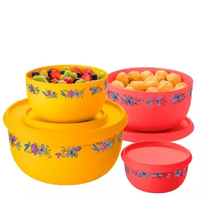 Kit 4 Tigelas Toque Mágico TUPPERWARE Shopee Brasil