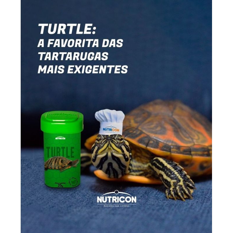 Ração para tartarugas Turtle 270g Nutricon ALIMENTO COMPLETO Shopee