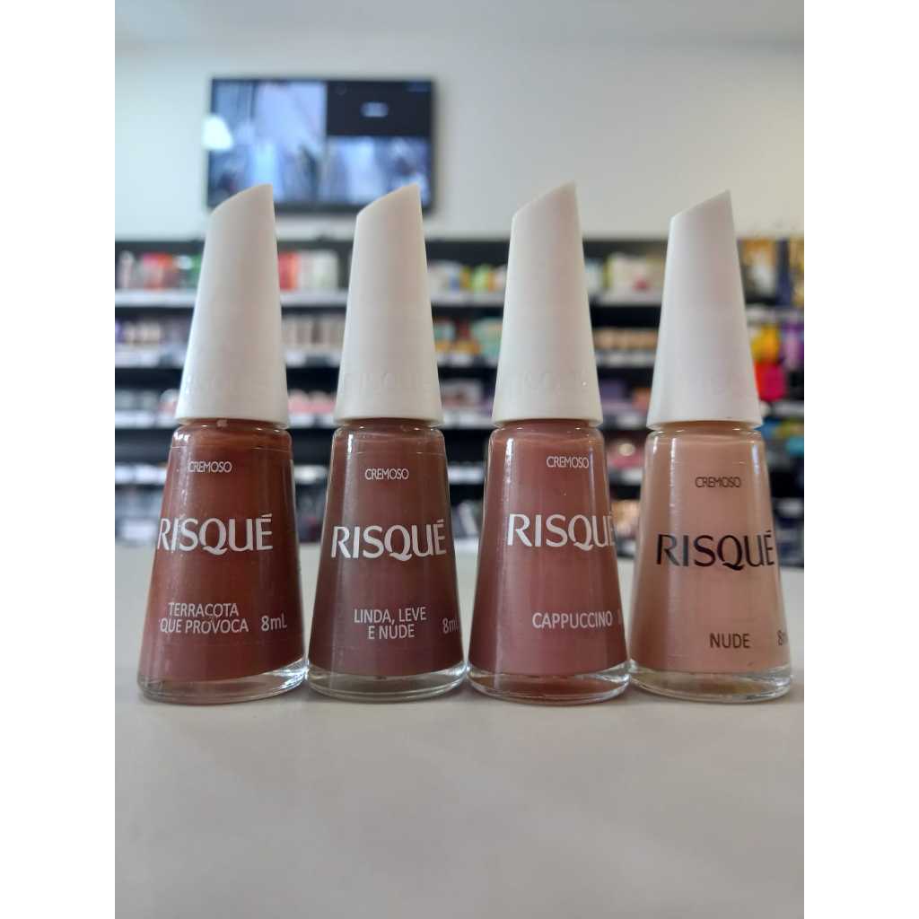Kit Esmaltes Risque Nude 2 Shopee Brasil